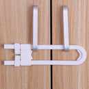 Baby Pet Safety Safe Lock U Shape Fridge Toilet Drawer Cabinet Cupboard Door