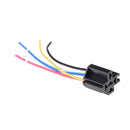1Pcs 5 Pin Cable Relay Socket Harness Connector DC 12V for Car  Gn