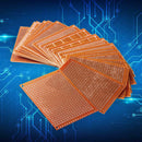 7 * 5 cm Single Sided Universal Paper Printed Circuit Test Board Brown DKU