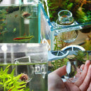 Aquarium/Fish Tank Holder Aquatic Plant Acrylic Cup Pet Container Pot Suppl K9S4