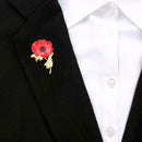 Flower Rhinestone Pins Brooches Clothes Lapel Jacket Shirt Badges Ornaments A