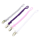 Baby Toddler Dummy Pacifier Clip Soother Nipple Clip Gray Purple Pink