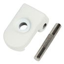 1pc Aluminum Alloy Reinforced Lock for M365 Electric Scooter (White)