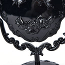 Girl Desktop Rotatable Gothic Rose Makeup Stand Mirror Black Butterfly ME