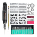 Electric Micro Engraver Pen Metal Glass Diy Engraving Tool include Bits Stencils