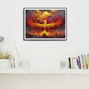 5D DIY Full Drill Diamond Painting Fire Phoenix Cross Stitch Embroidery Kit