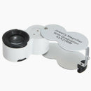 45x 22mm With LED Lights Scale Jewelry foldable Magnifier