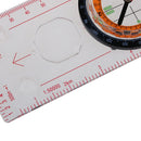 1PC Camping Compass Outdoor Portable Hiking Camping Ruler Map Magnifier Comp 3C
