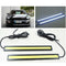 2pcs 17cm 12V White LED COB Car Auto DRL Driving Daytime Running Lamp Fog Light