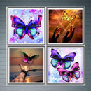 4 Pack Flying DIY 5D Diamond Painting Full Drill Cross Stitch Craft Home Decor