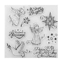 Christmas Stars Silicone Clear Stamp for DIY Scrapbooking/Photo Album Decor