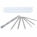 6Pcs/Set Stainless Steel Paracord FID Set Lacing Stitching Needles And Smoothing