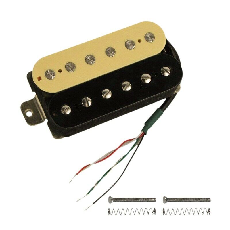 Electric Guitar Humbucker Pickups Bridge Alnico V Pickup (Zebra + black)