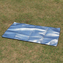 1.2x2m Waterproof Aluminum Foil EVA Mat Picnic Beach Outdoor Camping Pad
