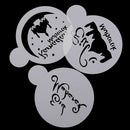 3pcs Eid Mubarak Cookies Stencil Ramadan Muslim Coffee Cake Template M JR
