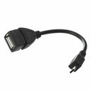 USB A 2.0 female to Micro USB B male Cable Adapter W1Y1