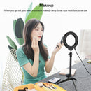 4.7" LED Ring Light Lamp Tripod Stand Dimmable Selfie Phone Live Photo Studio