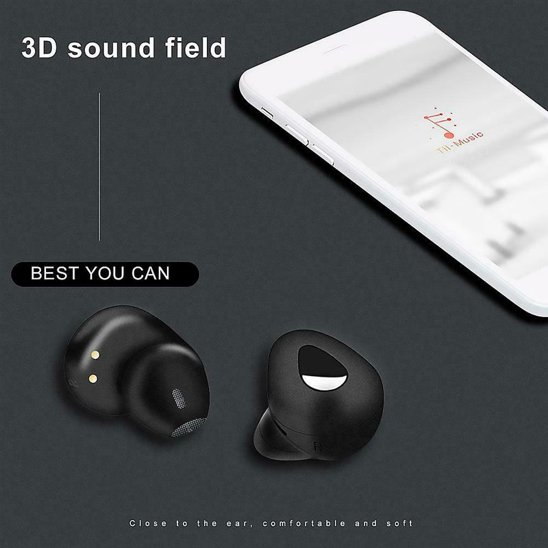 Bluetooth 5.0 Headset TWS Wireless Earphones Mini Earbuds Stereo Headphones Y20