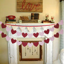 Heart Garland Banner - NO DIY - Valentines Day Banner Decor -Valentines Dec