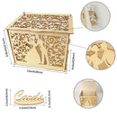 Hollow Design Diy Wedding Card Box With Lock And Card Sign Gift Card Diy Ru