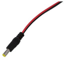 5 PCS DC Male Male Connector 2.1 mm Adapter Cord for CCTV Camera
