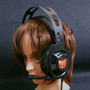 2.2m Wired 3.5mm Plug Headset Gaming Earphone with LED Light Microphone A