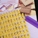 Alphabet Number Letter Fondant Cake Decorating-Set Icing Cutter Mold Mou UCD