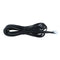 6P6C RJ11 Telephone Extension Fax Modem Cable Line 5M Length Black E3B5