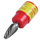 12mmx25mm Double Cut Cylindrical Alloy Bur Rotary File Bit