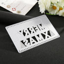 Cutting Dies Embossing Decorative Mold Letters Scrapbook Template (GG0313)