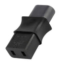 IEC320 Male C8 To Female C9  Power Extension Adapter 6A  250V