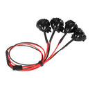 4 Pieces LED White Lights with Display for 1/10 1/8  HSP Redcat RC4WD