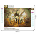 5D DIY Full Drill Diamond Painting Animals World Cross Stitch Embroidery