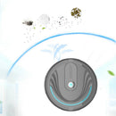 Smart Robot Vacuum Cleaner USB Rechargeable Floor Sweeping Machine (Black) A