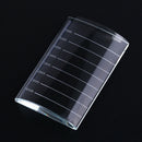 1pc U Type Crystal Curved Tile Eyelash Extension Stand Glass Glue Pallet M&O