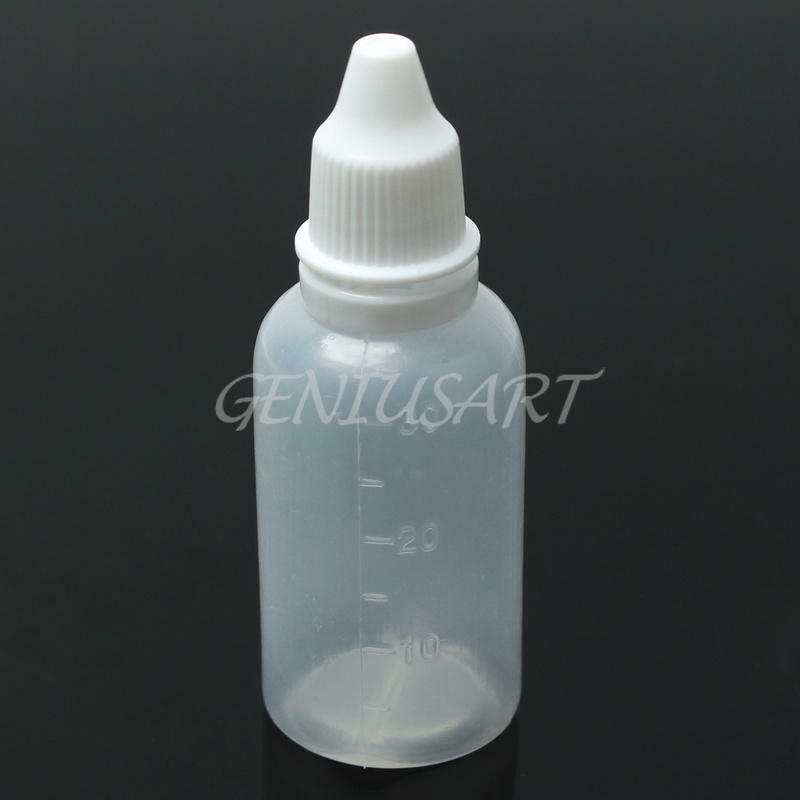 10x 30ml Empty Dropper Bottles Squeezable Eye Liquid Storage Container Wholesale