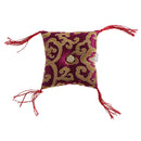 Square Tibetan Singing Bowl Cushion Pillow Nepal Handmade for Buddha Bowl