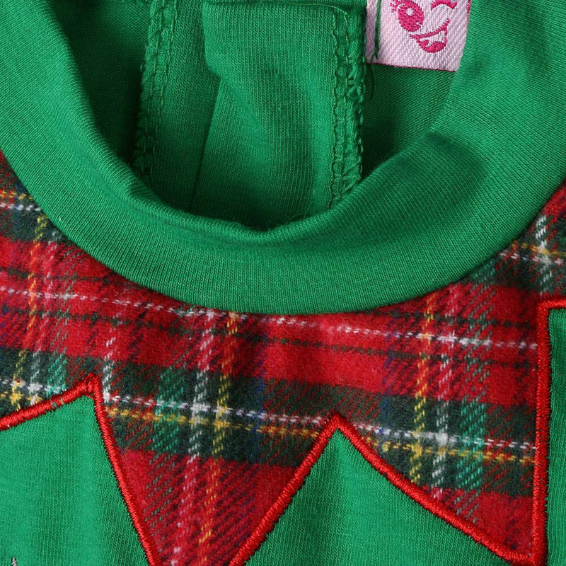 Baby Boys Girls Lovely Christmas Outfits Long Sleeve Romper Hat Clothes