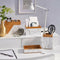 Set Of 2 Marble Contact Paper Waterproof Wall Paper For Bathroom Decor