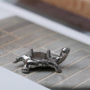 1holes alloy tortoise incense burner holder censer plate for sticks & cones M&O