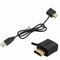Convertor USB Male Charger Cable Splitter Adapter 50cm HDMI Male To Female F4M4