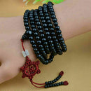 Tibetan Sandalwood Buddhist Buddha 216 Prayer Beads Mala Bracelet Necklace W8I3
