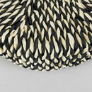 New Women round bucket semicircle straw bag handmade net color woven basket