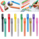 12pcs Mixed Acrylic Paint Marker Pen 12mm Point Tip Art Permanent Paint Pen