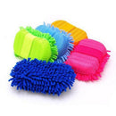 Microfiber Chenille Car Vehicle Care Washing Brush Sponge Pad Cleaning Tool OZ