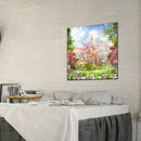 Bubble Castle Full Round Drill Diamond Painting Rhinestone Picture 30x30cm
