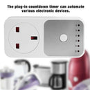 Smart Control Countdown Timer Switch Plug-In Socket Auto Shut Off Outlet Uk