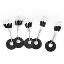 600 Pcs/100 Groups Fishing Bobber Stopper 6 In 1 Black Rubber Cylindrical F I2H1