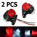 2 PCS Corner Side Marker LED Lights Outline Lamp Truck Trailer Van Bus 1 WDN