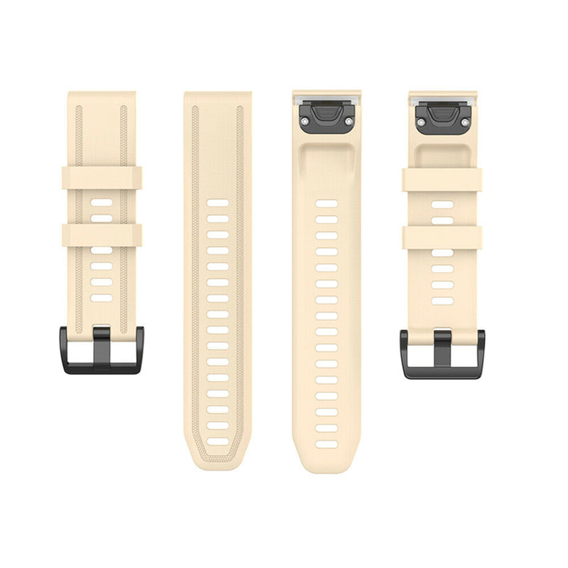 20mm Silicone Wrist Strap Quick Release Adjustable Watch Band for Garmin Fenix